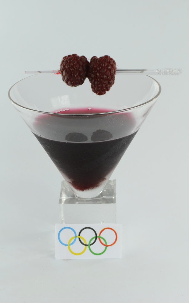 DeVine Olympics Martini visual recipe by Cocktail Hunter